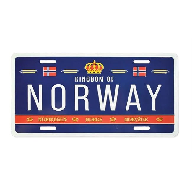 Bilskilt, Kingdom of Norway, preget