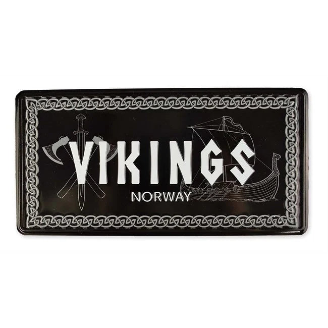 Bilskilt, Vikingsymboler, preget