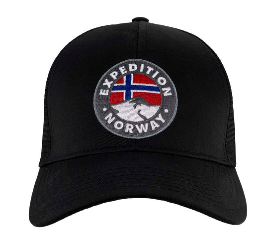 Black Expedition Norway Trucker Cap