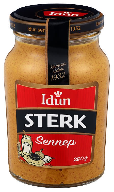 Sennep Sterk 250g Gl Idun