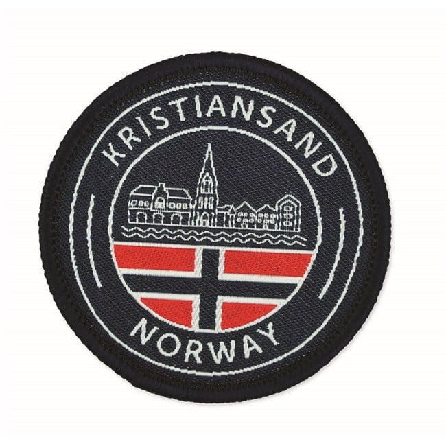 Stoffmerke, rundt, Kristiansand