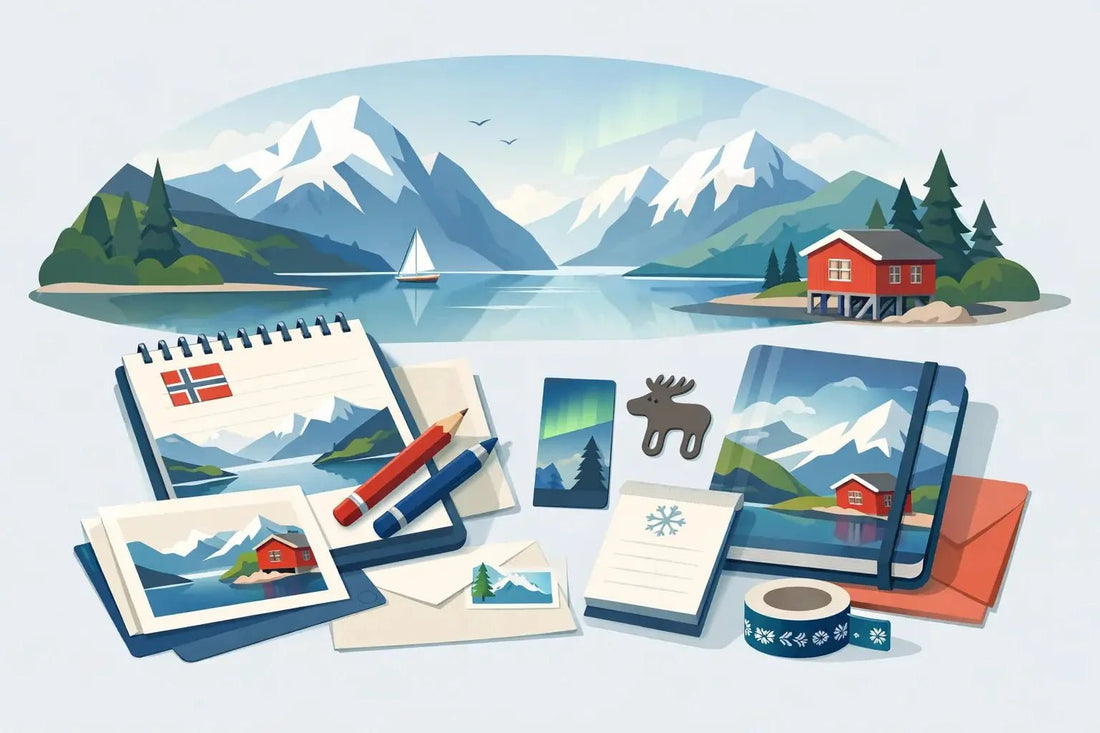 A Practical Guide to Norway-Themed Stationery - Fjord & Pine