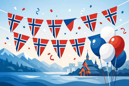 How to Use Norwegian Flag Bunting for Celebrations - Fjord & Pine