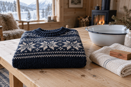 How to Wash a Norwegian Wool Sweater Without Shrinking It - Fjord & Pine