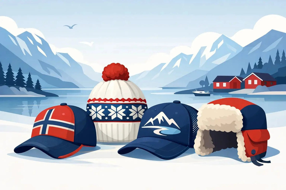 Norway Themed Caps and Hats for Everyday Wear - Fjord & Pine