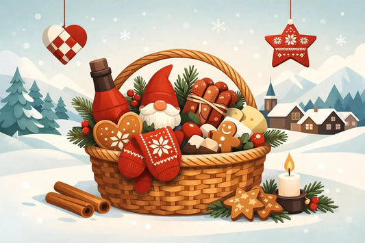 Norwegian Christmas Basket Example Ideas - Fjord & Pine