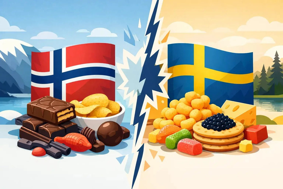 Norwegian Snacks vs Swedish Snacks - Fjord & Pine