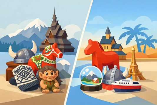 Norwegian Souvenirs vs Tourist Replicas Compared - Fjord & Pine