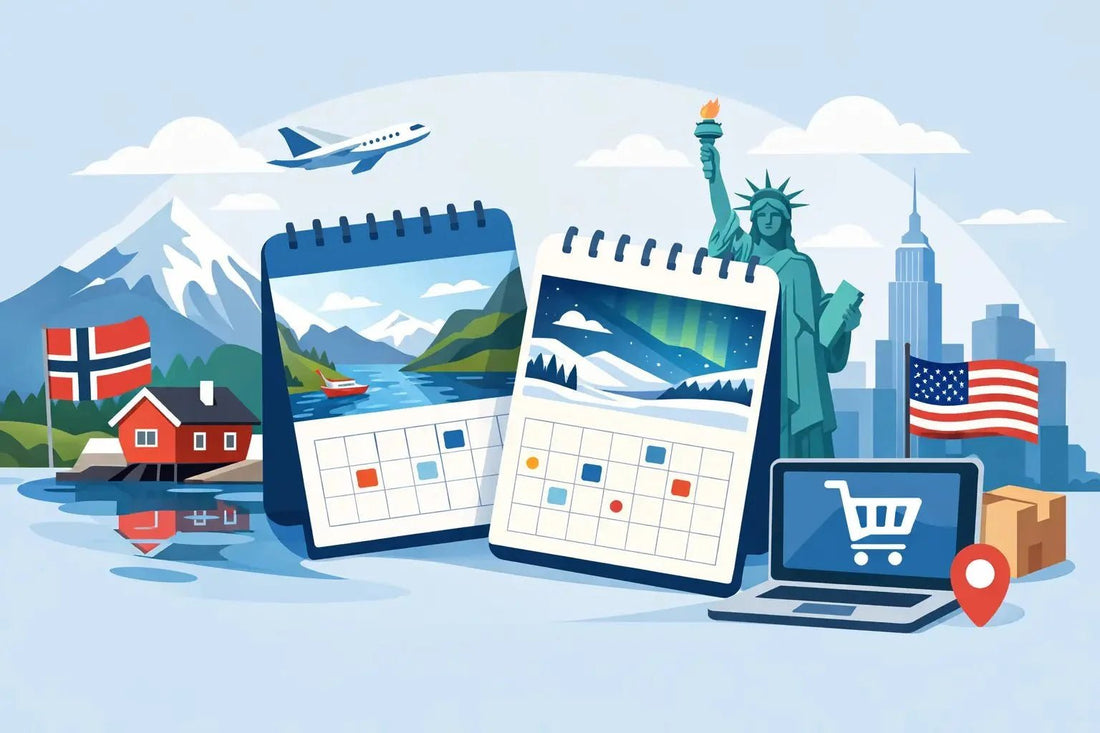 Where to Buy Norwegian Calendars in the US - Fjord & Pine