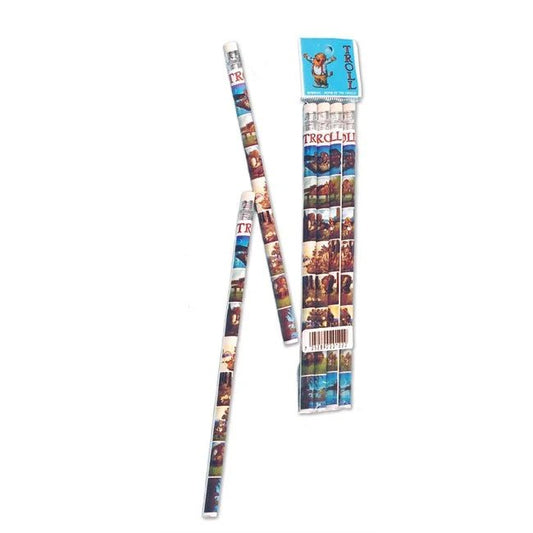 Set of 4 Small Troll Pencils