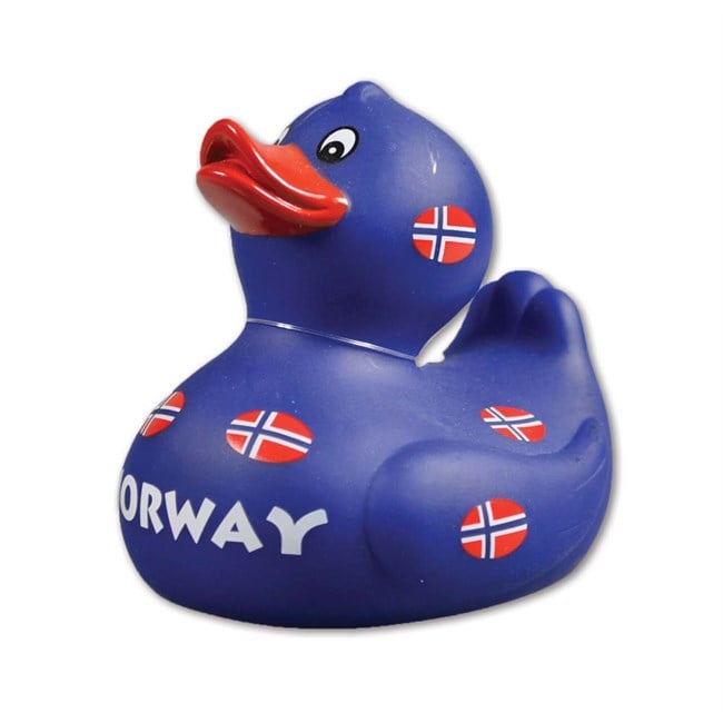 Badeand, Blå m/mange flagg