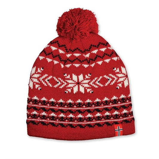 Children’s Red Snowflake Beanie