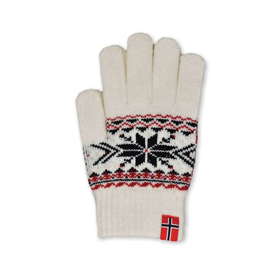 White Children’s Snowflake Mittens