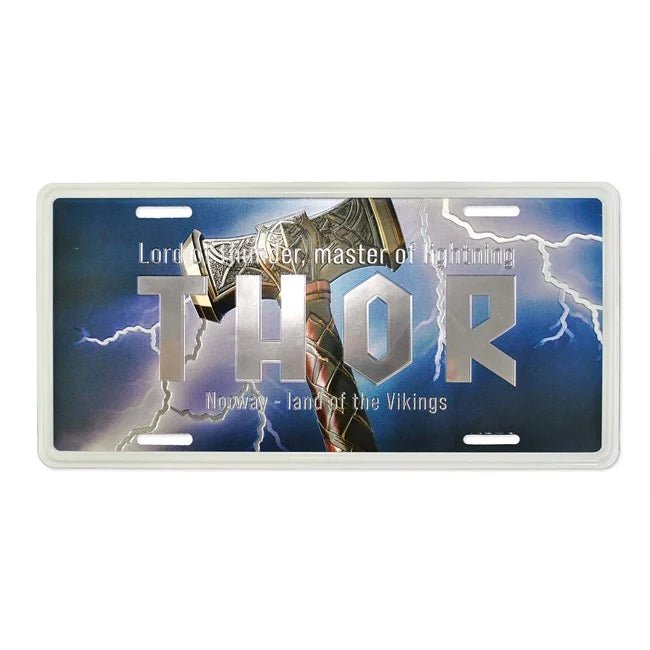 Bilskilt, Thor, foliert