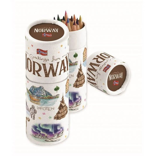 Aquarelle Norway Pencil Set, 12 Pieces