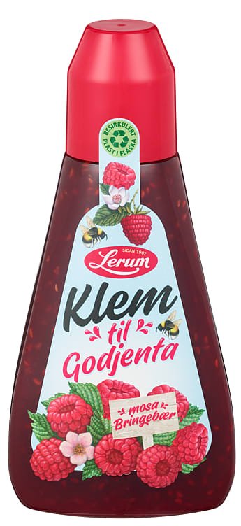 Raspberry Jam Squeeze Bottle 410 g – Lerum