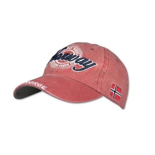 Red Washed Norway Cap