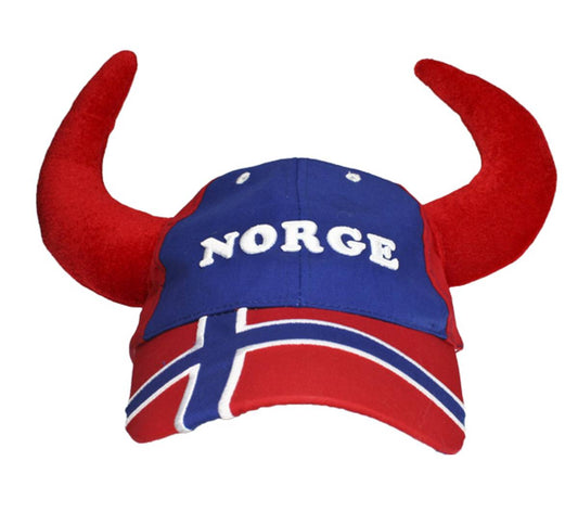 Horned Norwegian Flag Cap