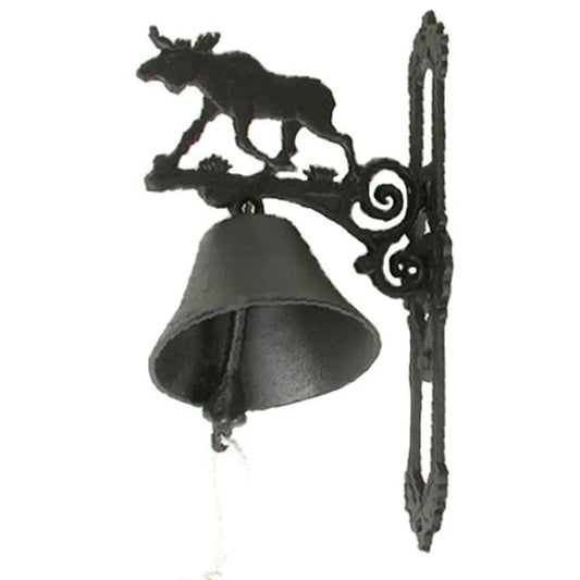 Large Cast Iron Moose Doorbell