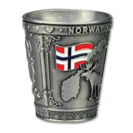 Metal Viking Norway Shot Cup