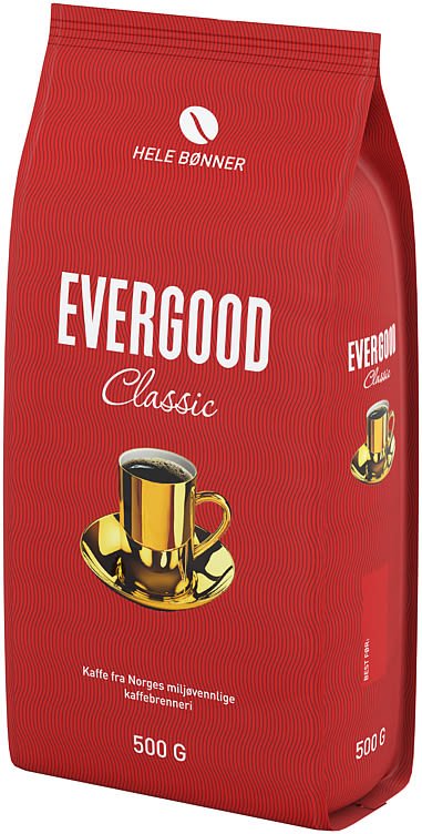 Evergood Classic Whole Bean Coffee 500 g