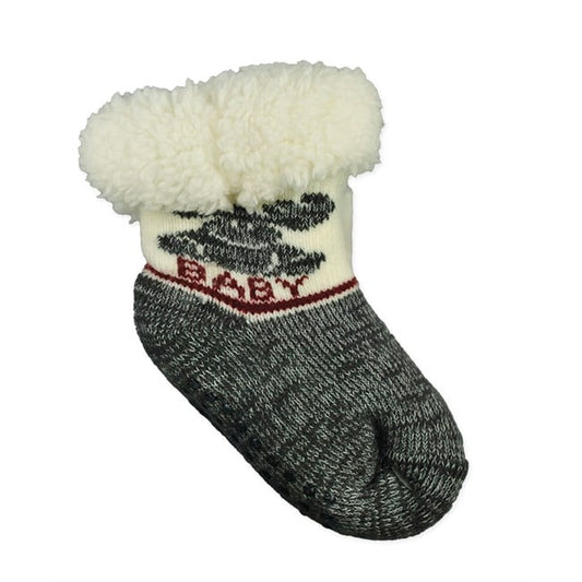 Lined Baby Moose Socks