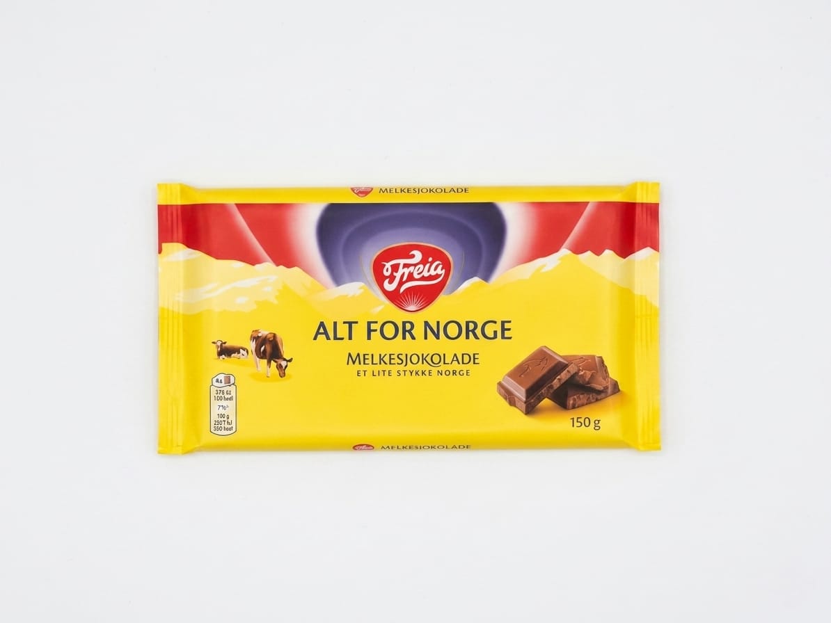 Melkesjokolade "Alt for Norge" 150g Freia
