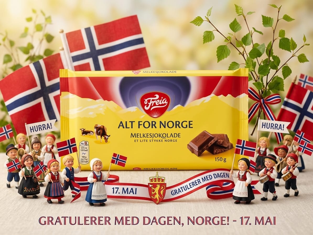 Melkesjokolade "Alt for Norge" 150g Freia