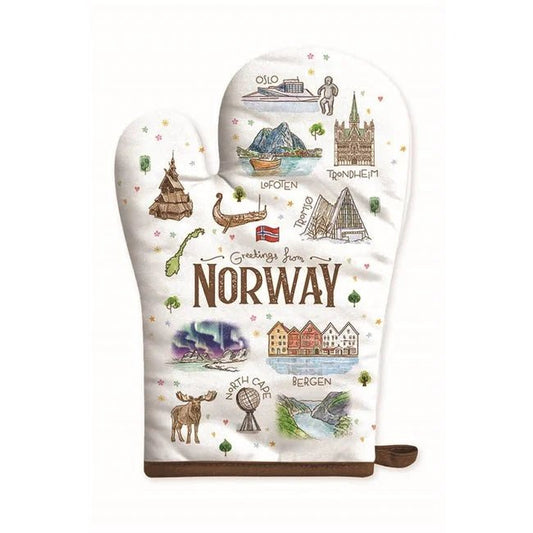 Aquarelle Norway Oven Mitt