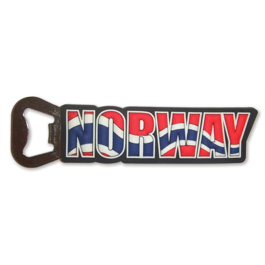 Norway Rubber Magnet with Bottle Opener