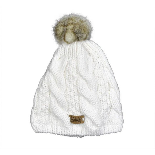 White Hanna Winter Hat
