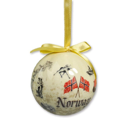 Antique Map Christmas Ornament