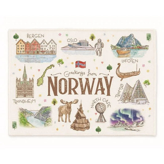 Aquarelle Norway Kitchen Towel