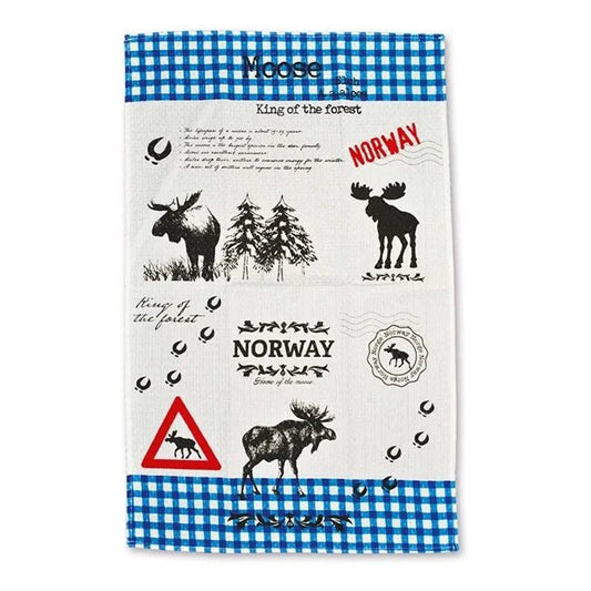 Kitchen Towel with Moose Print