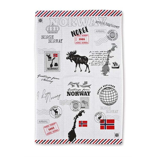 Kitchen Towel with Norway Print