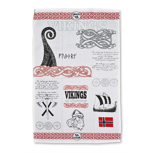Kitchen Towel with Viking Print