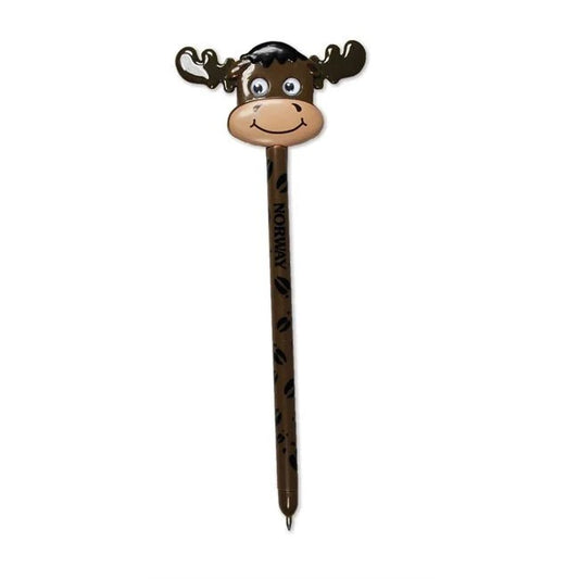 Moose Ballpoint Pen with Moving Antlers
