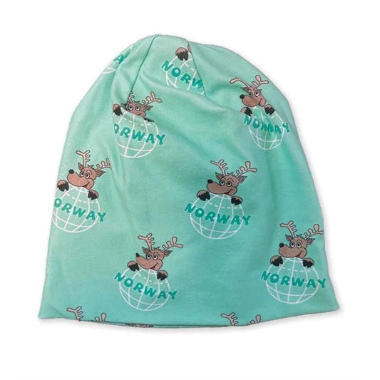 Children’s Green Reindeer Beanie