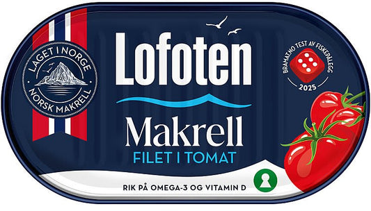 Mackerel in Tomato Sauce 170 g – Lofoten