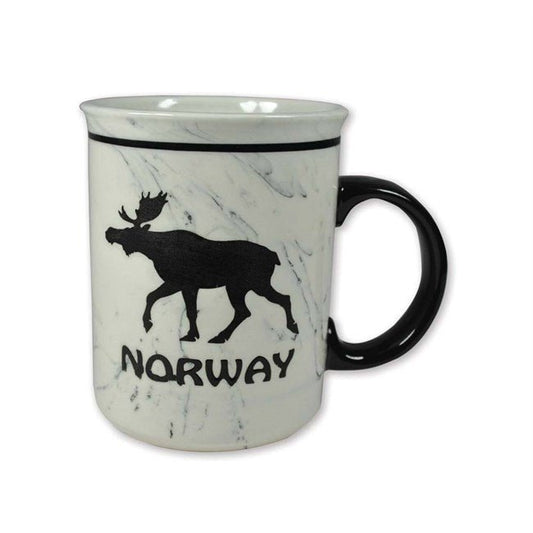 Marble-Effect Moose Mug
