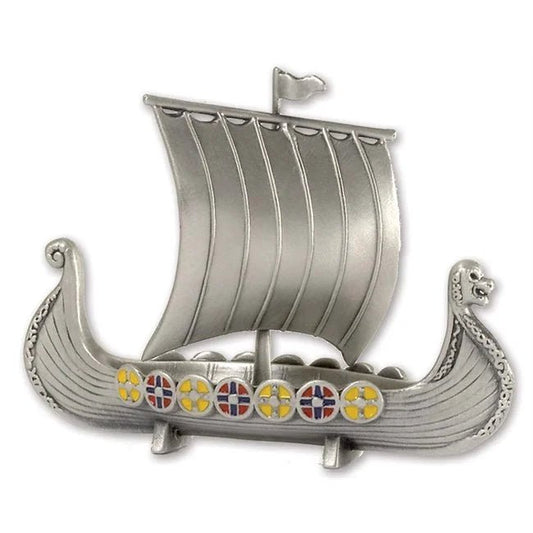 Metal Viking Ship, 10 cm