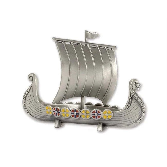 Metal Viking Ship, 6 cm