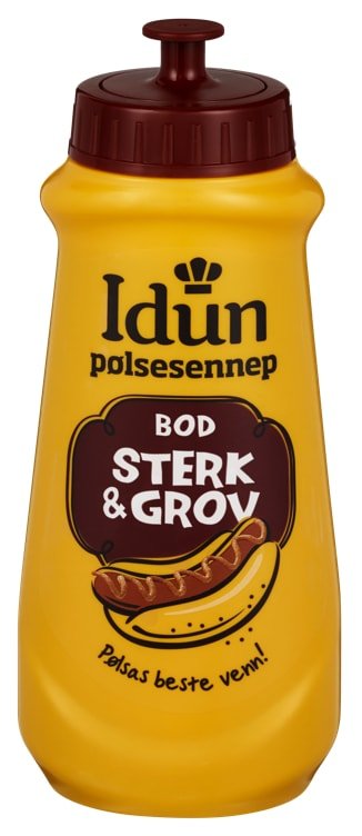 Pølsesennep Bod Sterk & Grov