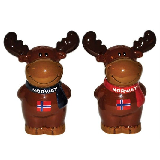 Moose Figurine Salt and Pepper Set