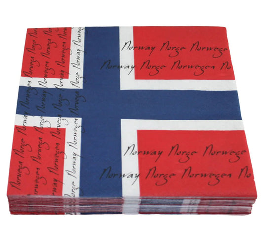 Norwegian Flag Napkins