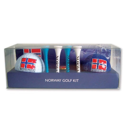 Golf Gift Set with 2 Balls, Tees and Marker