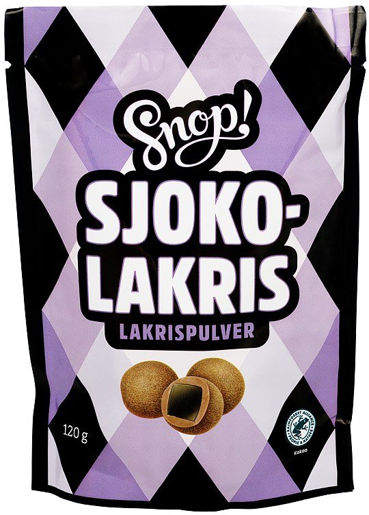 Sjoko - Lakris m/Lakrispulver 120g