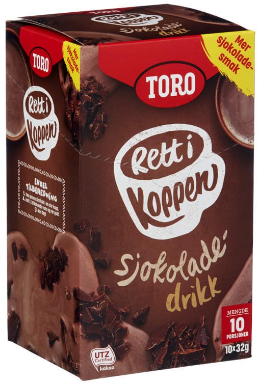 Instant Hot Chocolate 10 × 32 g – Rett i Koppen