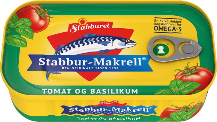 Stabbur - Makrell Tomat&Basilikum 110g