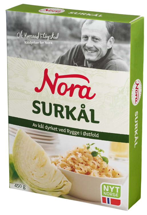 Norwegian Sauerkraut 450 g – Nora